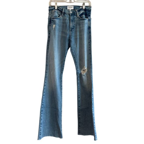 Frame Le High Flare Destructed - Picture 5 of 10